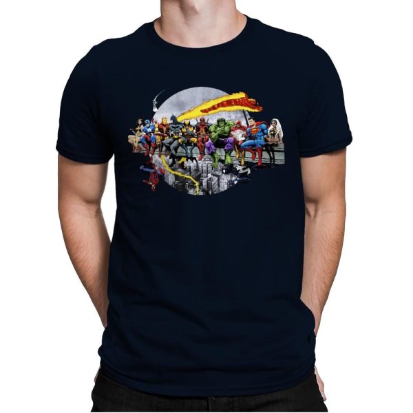 Superheroes Lunch Atop A Skyscraper - Best Seller - Mens Premium Supply