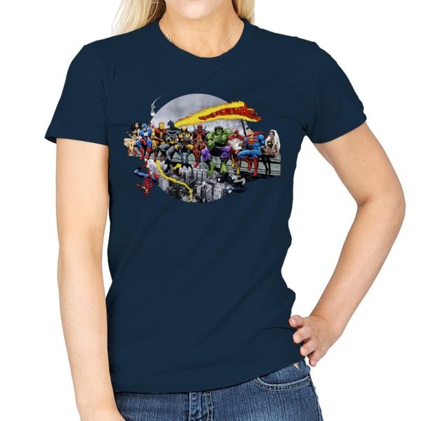 Superheroes Lunch Atop A Skyscraper - Best Seller - Womens Online Sale