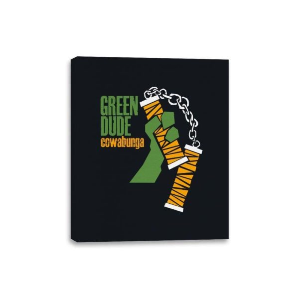 Green Dude - Canvas Wraps Online now