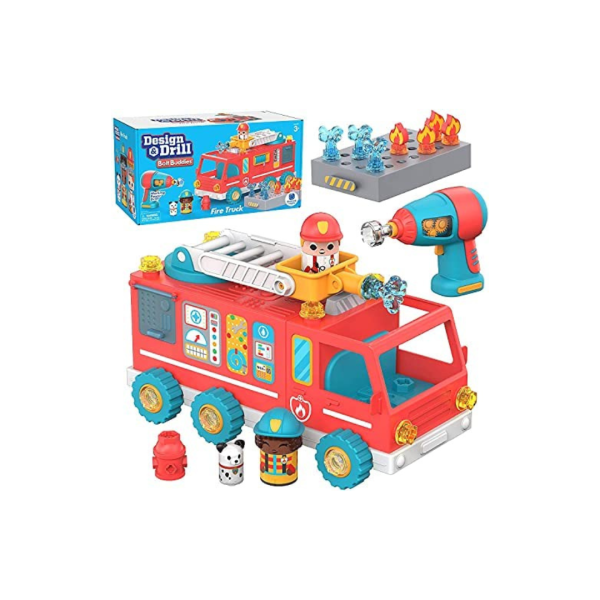 Educational Insights Design & Drill Bolt Buddies Fire Truck Toy Via Amazon Online Sale