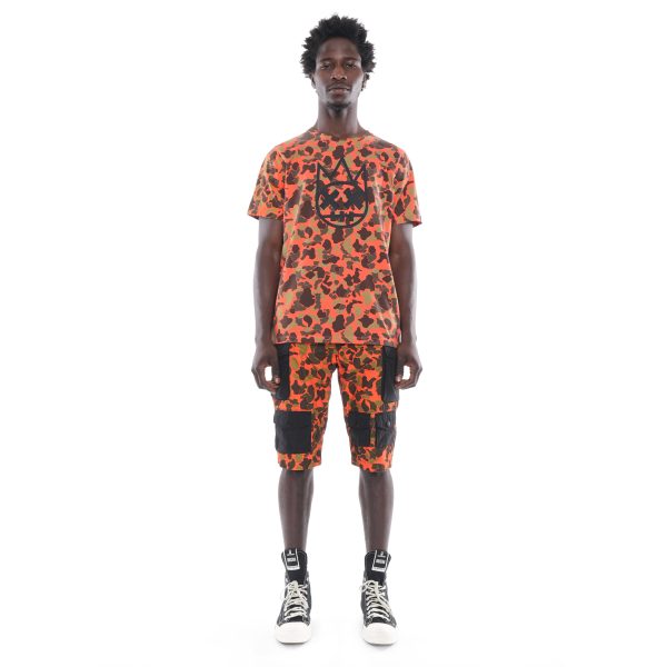 SHORT SLEEVE CREW NECK TEE  CAMO  IN CAMO ALL OVER PRINT Hot on Sale - Image 3