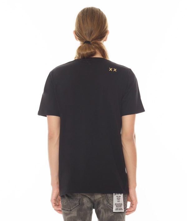 SHORT SLEEVE CREW NECK TEE    50% MISS YOU  IN BLACK Online Hot Sale - Image 2