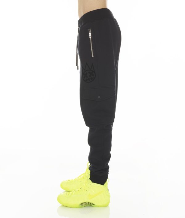 CARGO SWEATPANT IN BLACK Cheap - Image 4