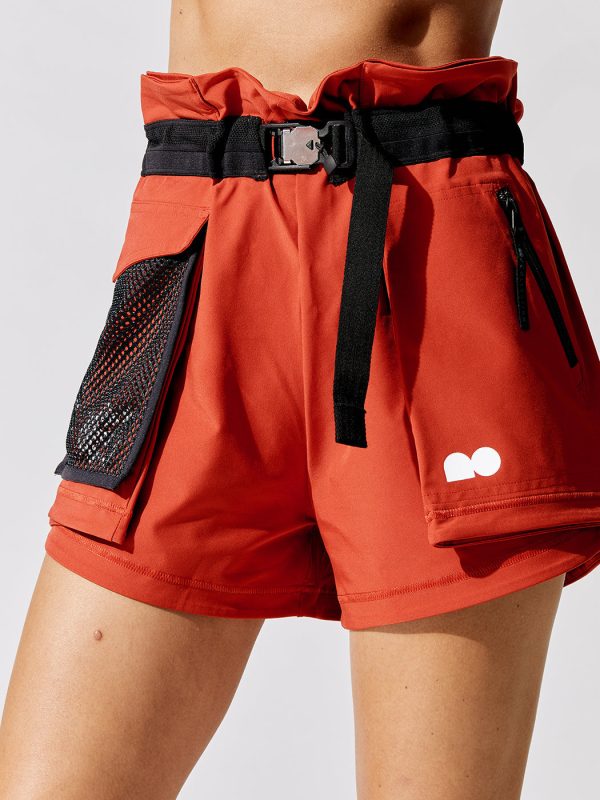 Naomi Osaka Nike Court Njc Utility Short - Cinnabar-White on Sale - Image 5