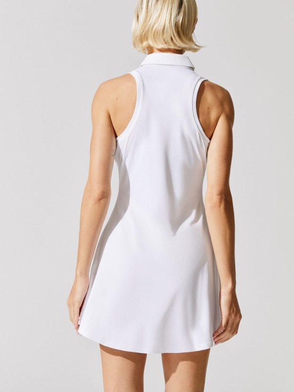 Court Victory Polo Performance Dress - White Black Online - Image 4