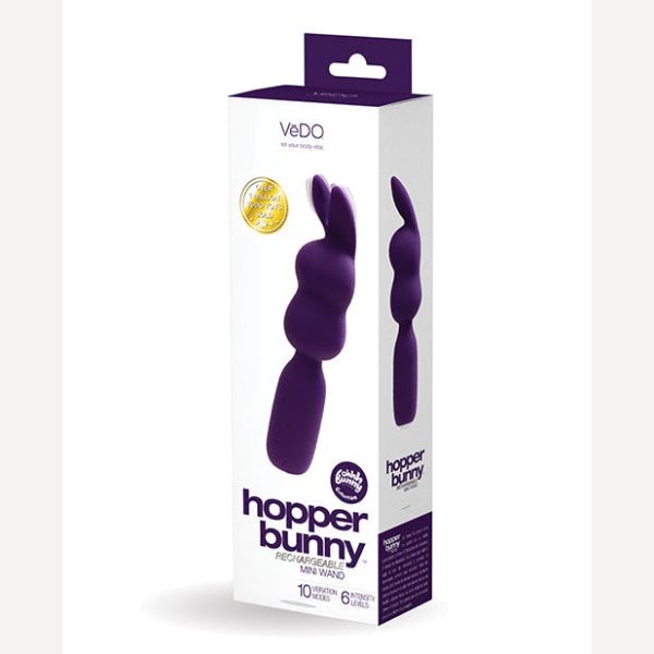 Vedo Hopper Rechargeable Mini Vibe Deep Purple Online Hot Sale - Image 5
